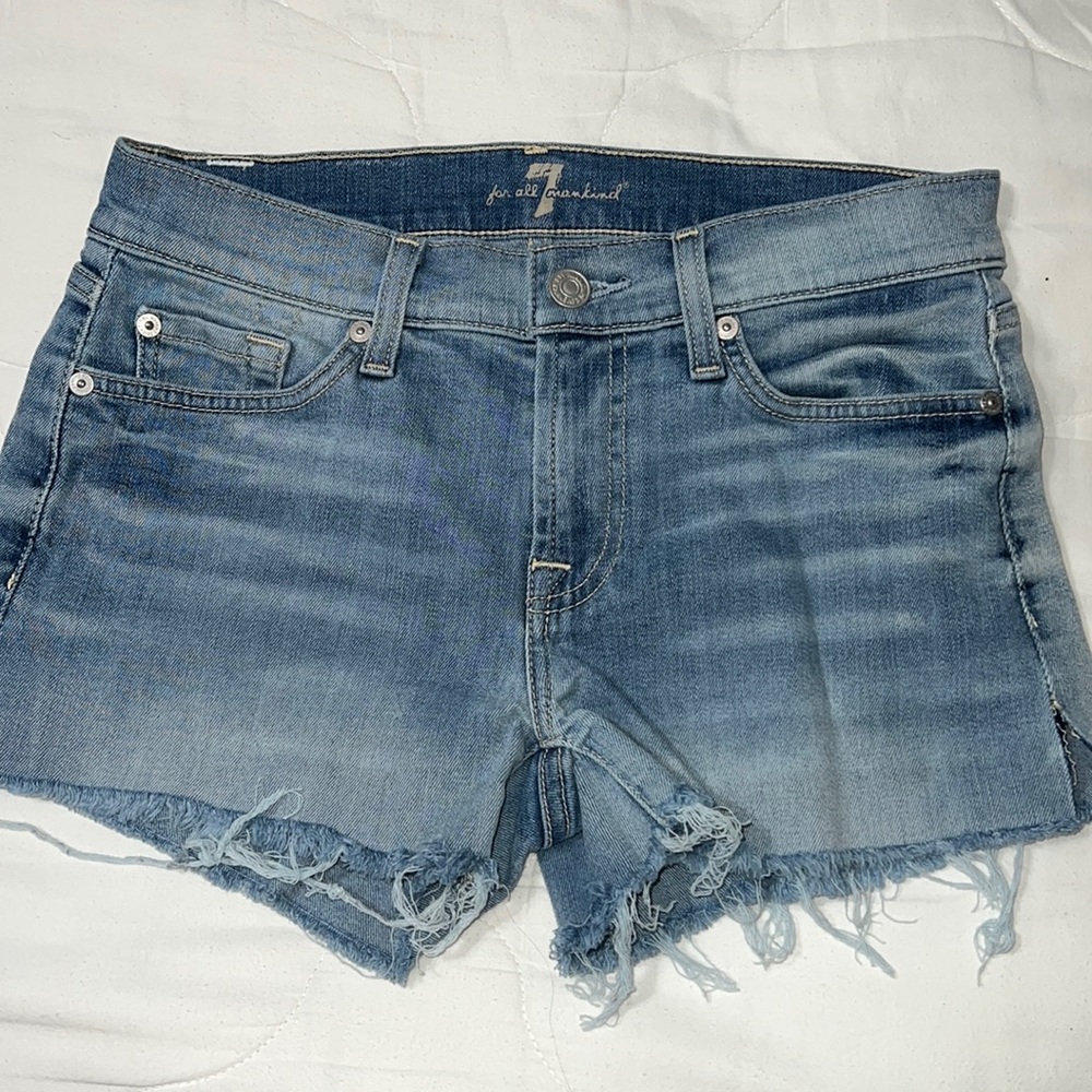 7 for all Mankind denim shorts